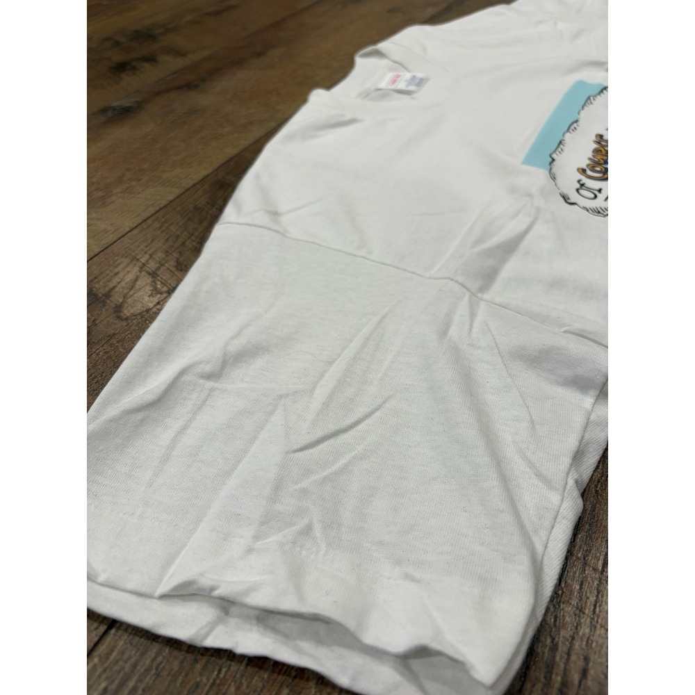 Vintage 90s Golf Shoebox Greetings Funny Graphic Tee Shirt White XL Made In USA - Picture 5 of 7